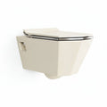 Toilette suspendue blanche en céramique dimensions 50 x 35 x 30cm